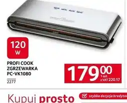 Selgros Zgrzewarka Profi Cook oferta
