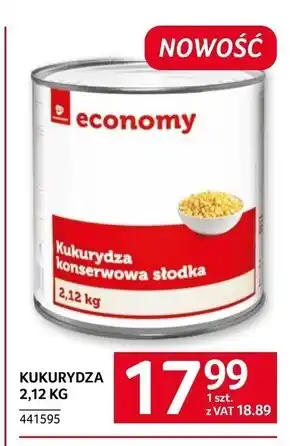 Selgros Kukurydza konserwowa Economy oferta