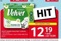 Selgros Papier toaletowy Velvet oferta