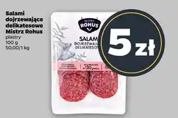 Netto Salami dojrzewające delikatesowe Mistrz Rohus plastry oferta