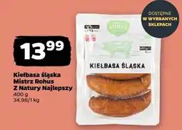 Netto Kiełbasa śląska Mistrz Rohus Z Natury Najlepszy oferta