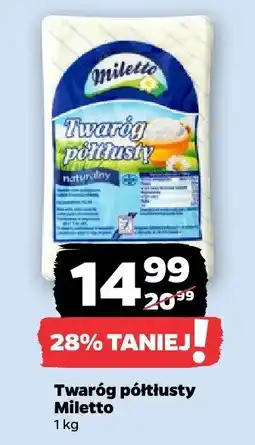 Netto Twaróg półtłusty Miletto oferta