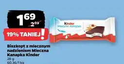 Netto Baton Mleczna Kanapka Kinder oferta