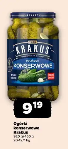 Netto Ogórki konserwowe Krakus oferta