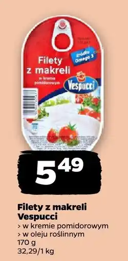 Netto Filety z makreli Vespucci w kremie pomidorowym oferta