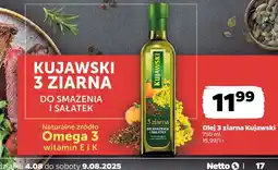 Netto Olej Kujawski 3 ziarna oferta