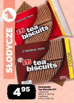 Netto Herbatniki Tea Biscuits ETI klasyczne oferta