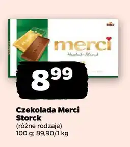 Netto Czekolada Merci Storck różne rodzaje oferta
