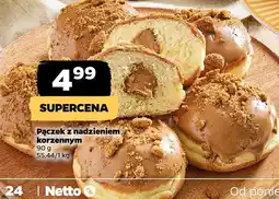 Netto Pączek z nadzieniem korzennym Netto oferta