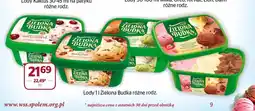 Społem Lody Zielona Budka oferta