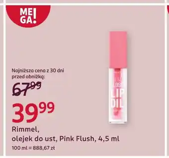 Rossmann Olejek do ust Rimmel oferta