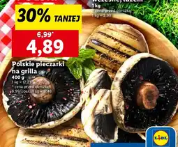 Lidl Grzyby pieczarki na grilla polskie 1 opak. Lidl oferta