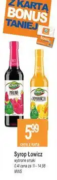 E.Leclerc Syrop pomarańczowy Łowicz oferta