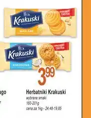 E.Leclerc Ciastka kokosowe Krakuski oferta