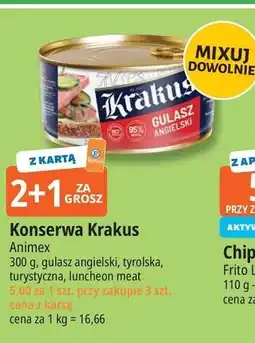 E.Leclerc Konserwa luncheon meat Krakus Animex oferta