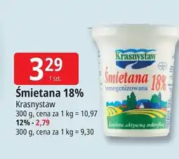E.Leclerc Śmietana homogenizowana 12 % Krasnystaw oferta