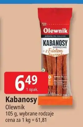 E.Leclerc Kabanosy z filetem kurczaka Olewnik oferta