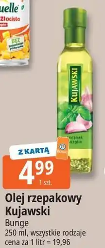 E.Leclerc Olej czosnek bazylia Kujawski Ze Smakiem oferta