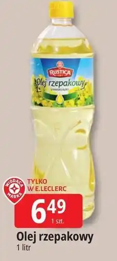 E.Leclerc Olej rzepakowy Wiodąca Marka Rustica oferta