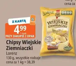E.Leclerc Chipsy masło z solą Lorenz Wiejskie Ziemniaczki oferta