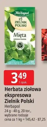 E.Leclerc Herbatka mięta Herbapol Zielnik Polski oferta