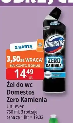 E.Leclerc Żel do wc blue Domestos Zero Kamienia oferta