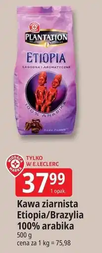 E.Leclerc Kawa brazylia Wiodąca Marka Plantation oferta