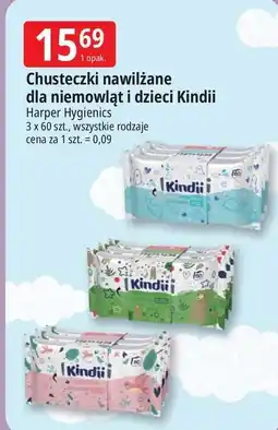 E.Leclerc Chusteczki wilgotne pure Cleanic Kindii oferta