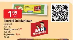 E.Leclerc Torebki śniadaniowe papierowe Jan Niezbędny oferta