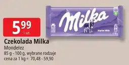 E.Leclerc Czekolada alpine milk Milka oferta