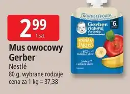 E.Leclerc Deserek banan i jabłko Gerber Natural For Baby oferta