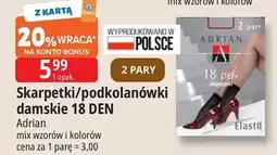 E.Leclerc Podkolanówki damskie 18 den Adrian oferta