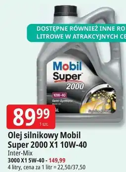 E.Leclerc Olej silnikowy x1 5w-40 Mobil Super 3000 oferta