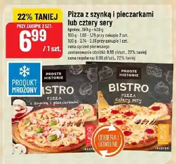 Polomarket Pizza z szynką i pieczarkami Bistro oferta