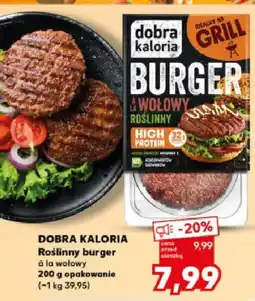 Kaufland Burger roślinny DOBRA KALORIA oferta
