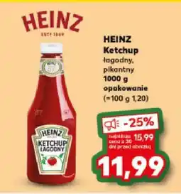 Kaufland Ketchup Heinz łagodny oferta
