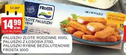 Bingo PALUSZKI ZŁOTE RODZINNE/PALUSZKI Z ŁOSOSIA/ PALUSZKI RYBNE BEZGLUTENOWE FROSTA oferta