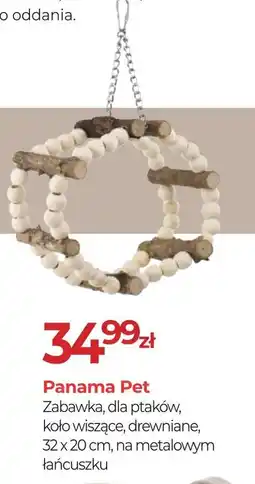 Zoo Karina Panama Pet Zabawka, dla ptaków, koło wiszące, drewniane oferta