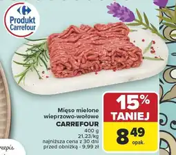 Carrefour Market Mięso mielone wieprzowo-wołowe Carrefour oferta