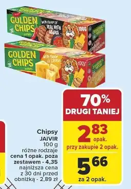 Carrefour Chipsy Jaivir Golden Chips oferta