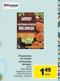 Carrefour Przyprawa do mięsa mielonego Prymat oferta