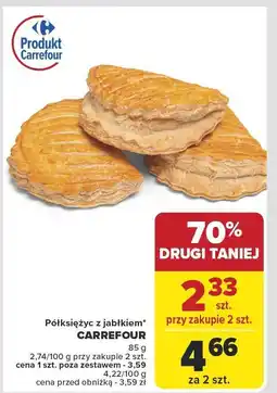 Carrefour Market Półksiężyc z jabłkiem Carrefour oferta