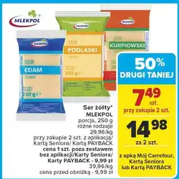 Carrefour Market Ser żółty MLEKPOL oferta