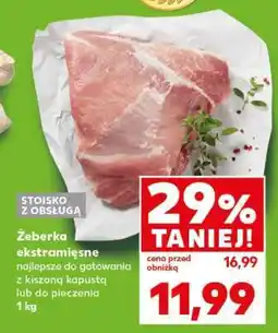 Kaufland Żeberka ekstrapmięsne oferta