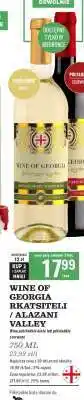 Biedronka WINE OF GEORGIA RKATSITELI / ALAZANI VALLEY oferta
