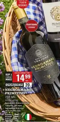 Biedronka NEGROAMARO PRIMITIVO oferta