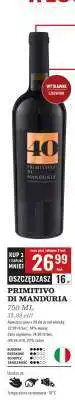 Biedronka PRIMITIVO DI MANDURIA oferta
