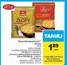 Carrefour Zupa błyskawiczna VIFON oferta
