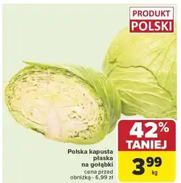 Carrefour Market Kapusta płaska na gołąbki polska Carrefour Market oferta