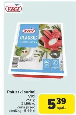 Carrefour Market Paluszki surimi VICI CLASSIC oferta